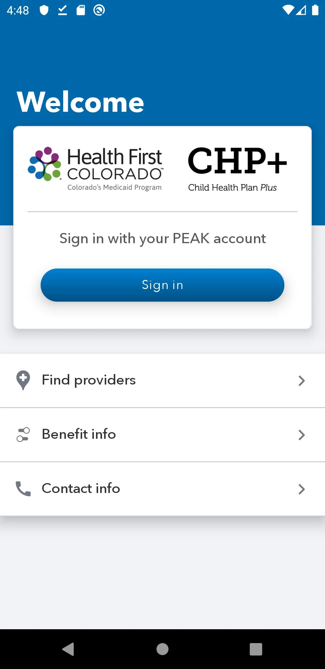 Health First Colorado Screenshot 1