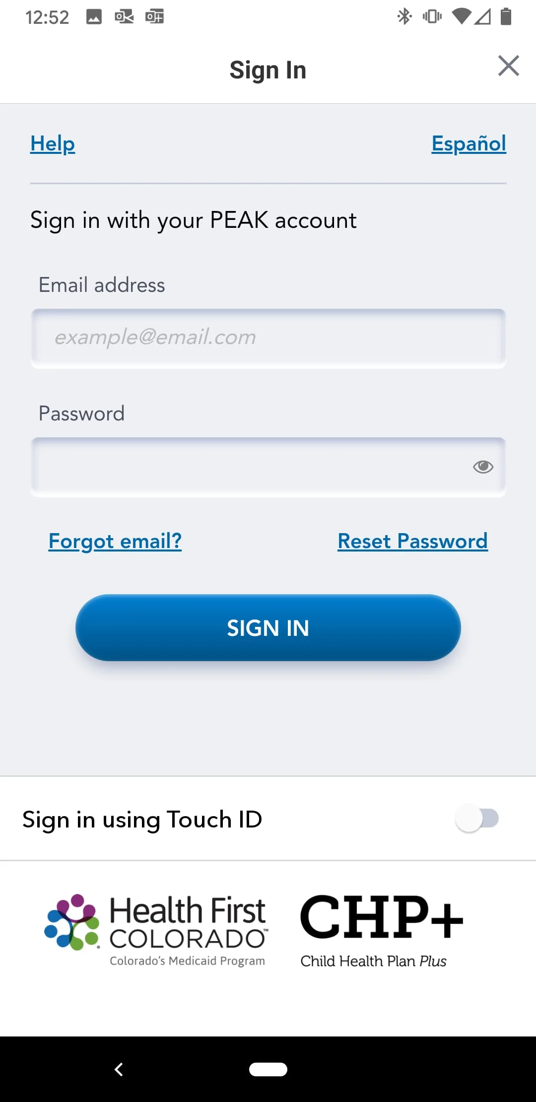 Health First Colorado Screenshot 2