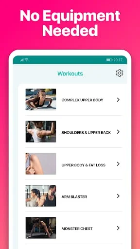 Upper Body Workout for Women Screenshot 3