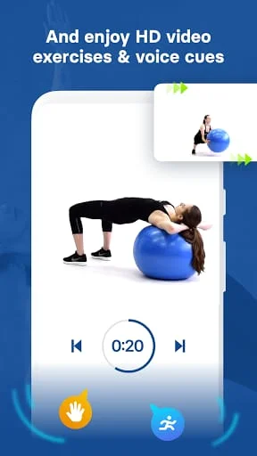 Stability Ball Workouts Fitify Screenshot 3