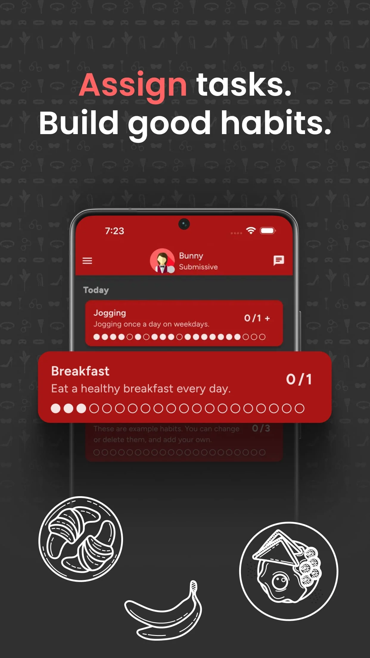 Obedience: BDSM habit tracker Screenshot 1