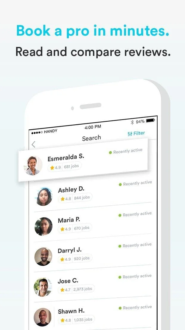 Handy - Book home services Screenshot 4