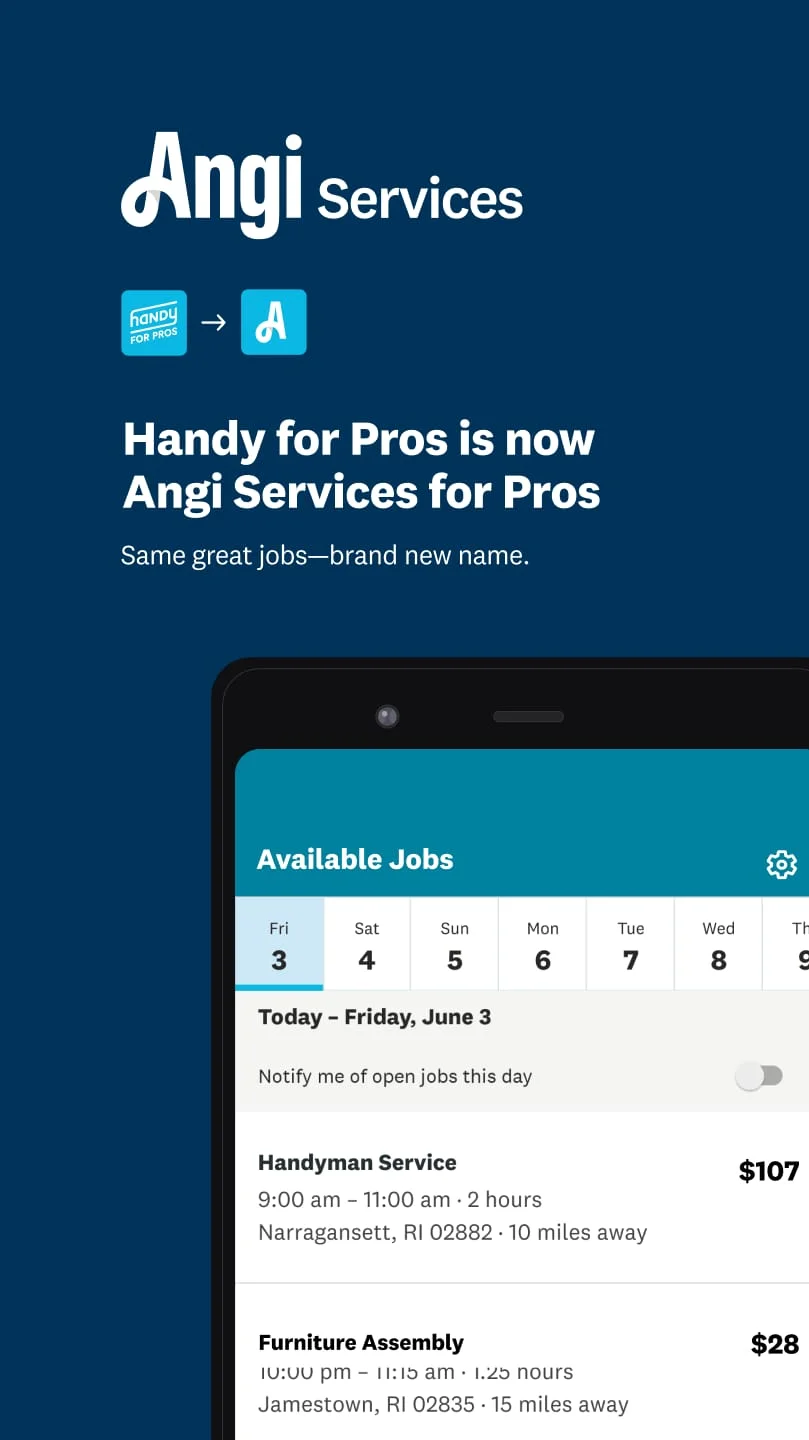 Angi Services for Pros Screenshot 1