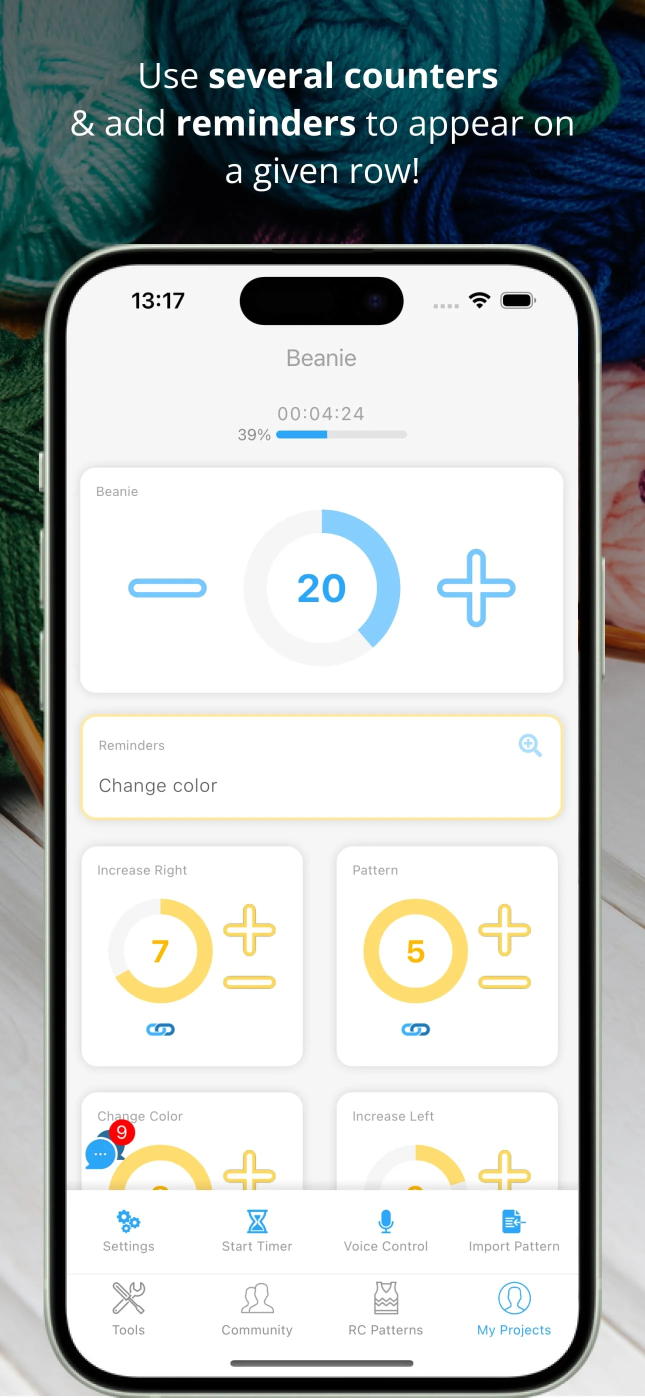 My Row Counter: Knit & Crochet Screenshot 2