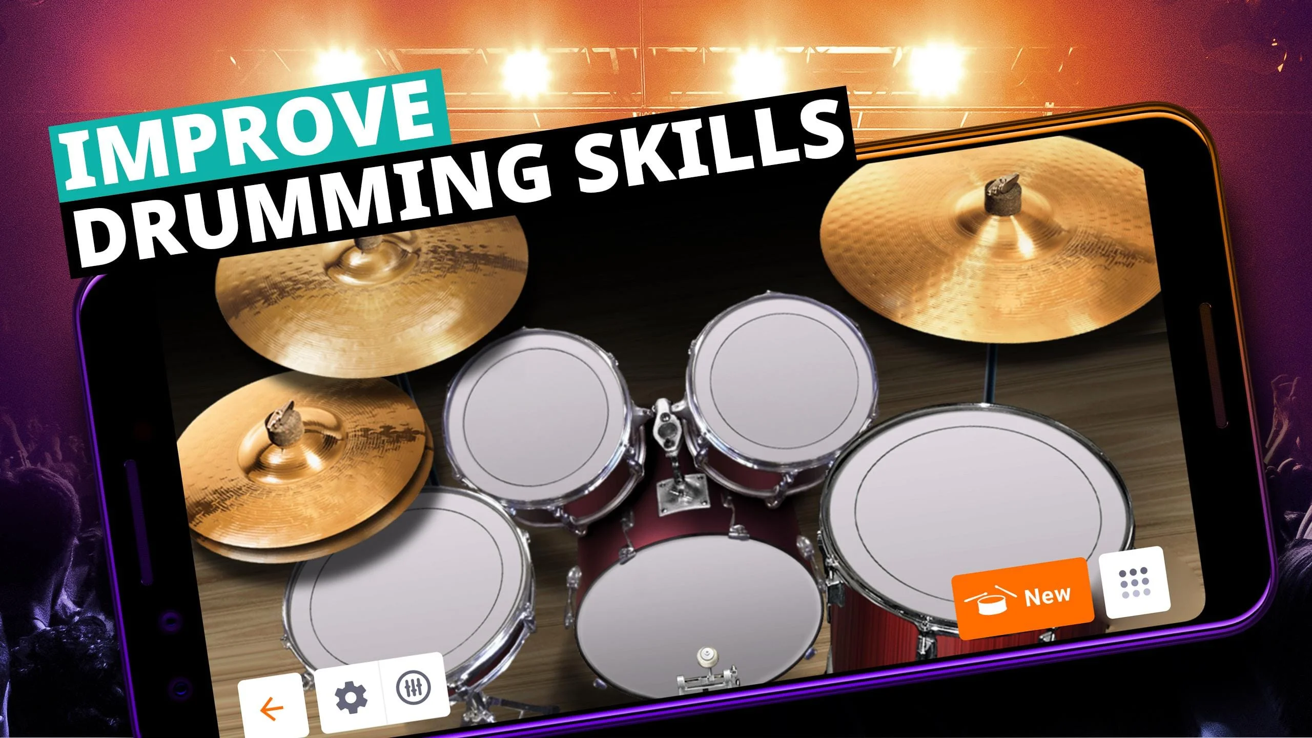 Drum Kit Music Games Simulator Screenshot 3