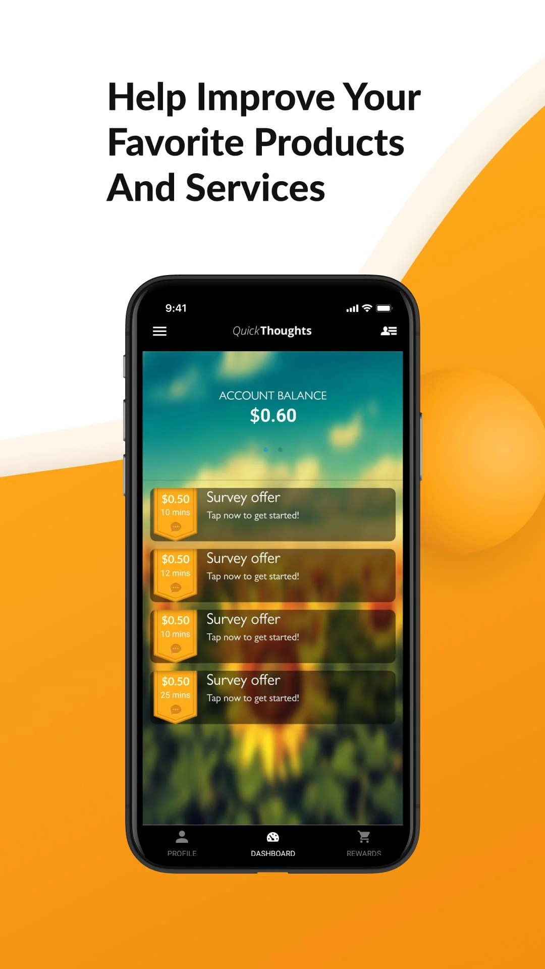 QuickThoughts: Paid Surveys Screenshot 2