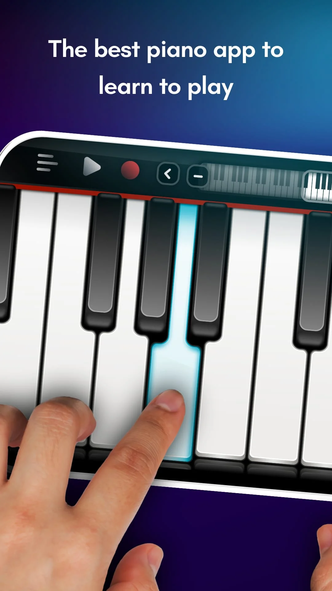 Real Piano electronic keyboard Screenshot 1