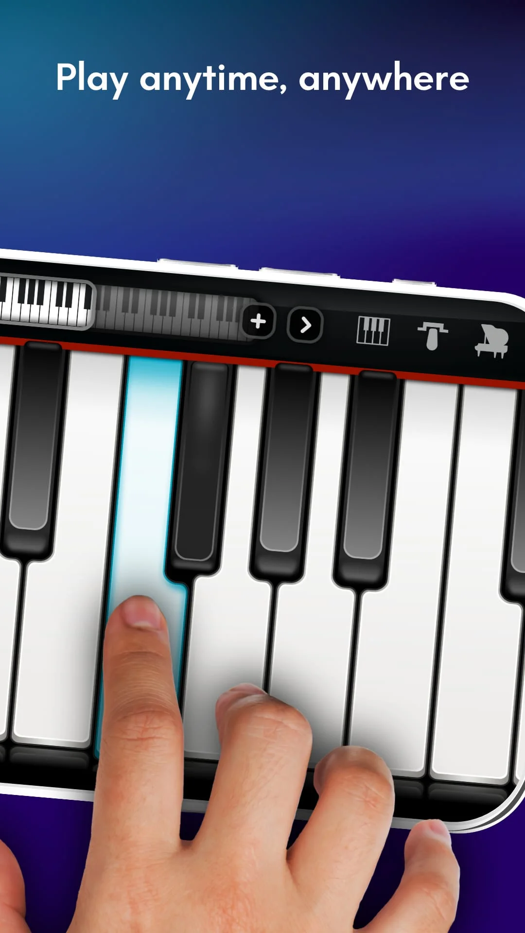 Real Piano electronic keyboard Screenshot 2