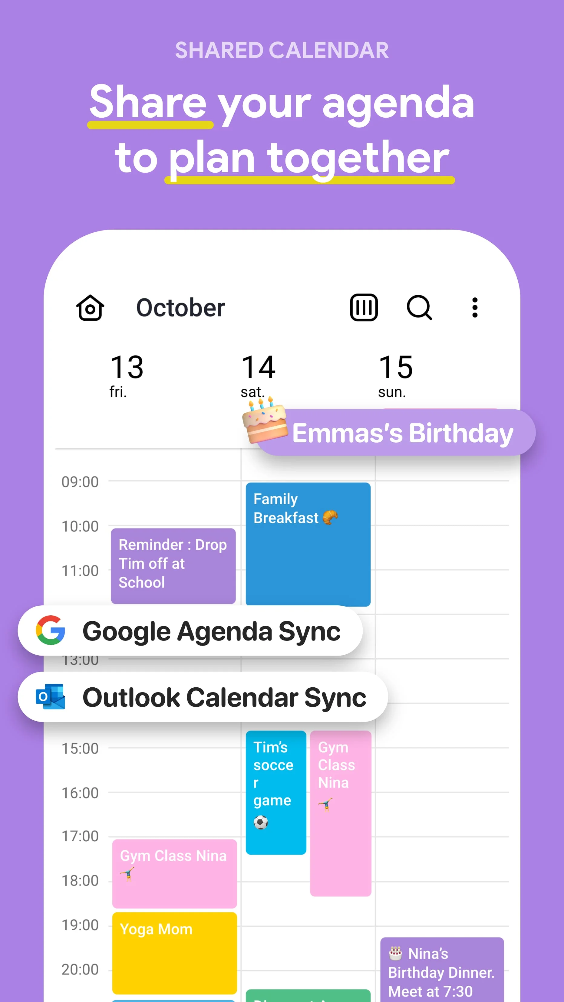 FamilyWall: Family Organizer Screenshot 2