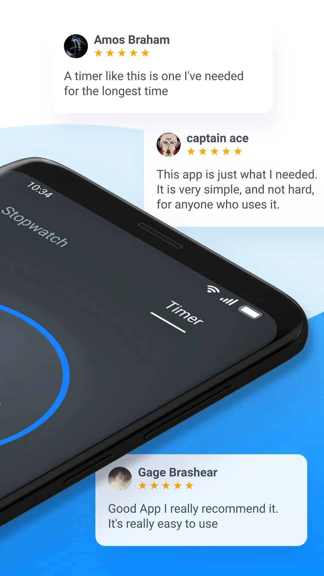 Stopwatch & Countdown Timer Screenshot 2