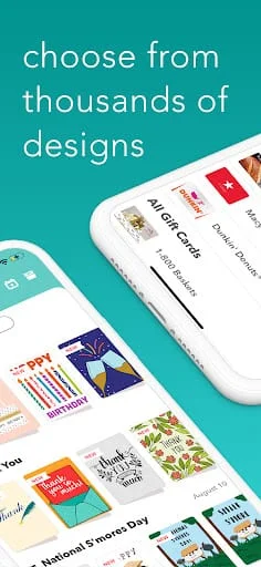 CardSnacks: ecards, gift cards Screenshot 2