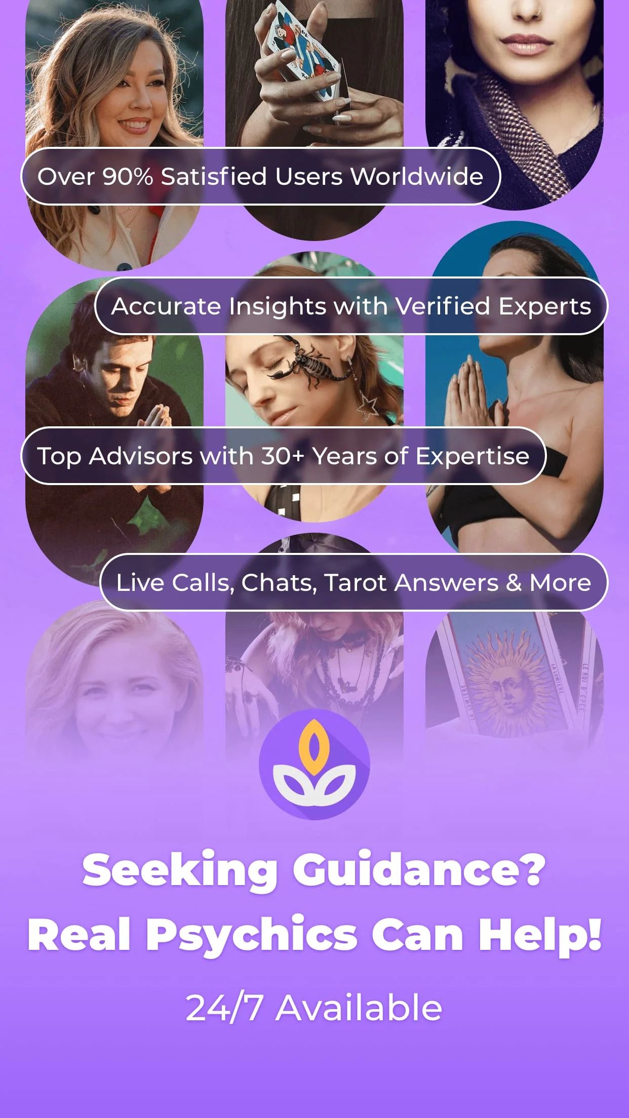 Salvia - Tarot & Psychics Screenshot 1