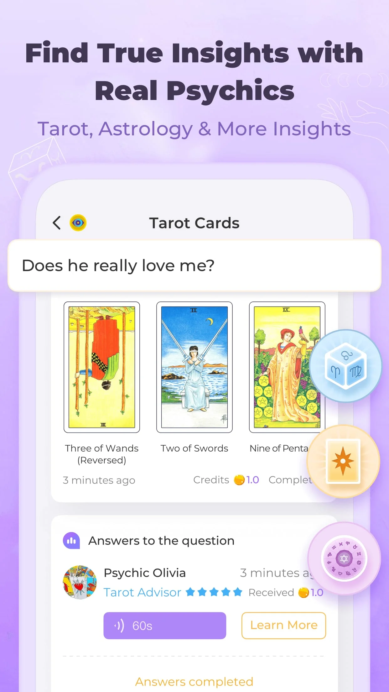 Salvia - Tarot & Psychics Screenshot 4