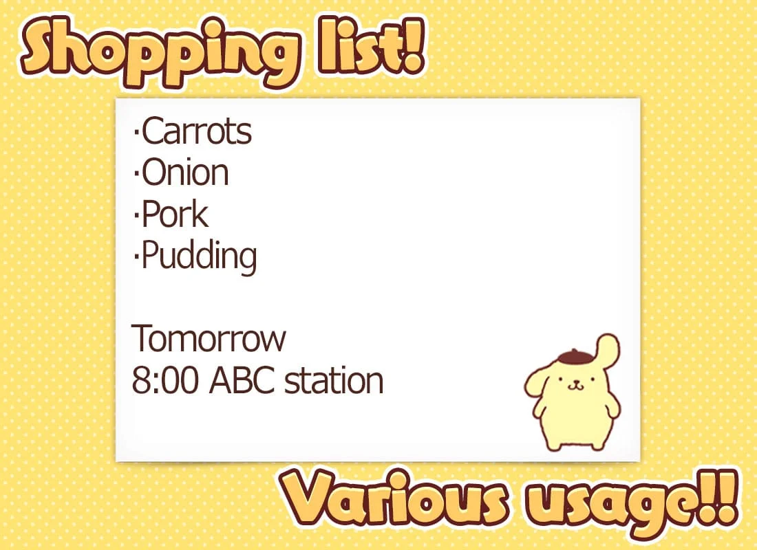 Notepad Pompompurin Screenshot 2