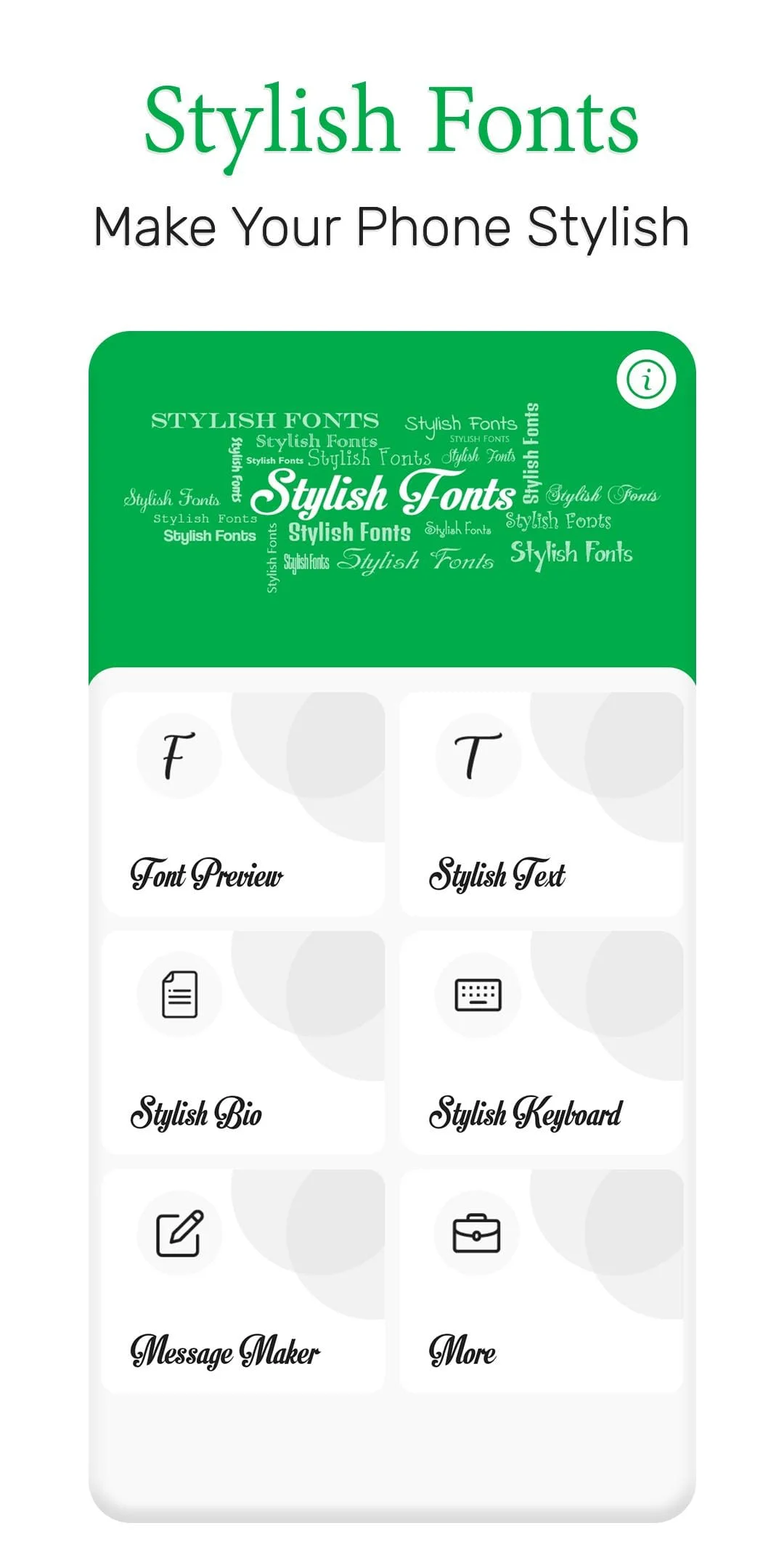 Stylish Fonts Keyboard Screenshot 1
