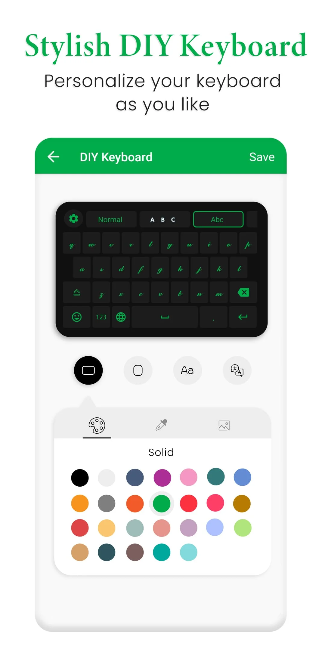 Stylish Fonts Keyboard Screenshot 2