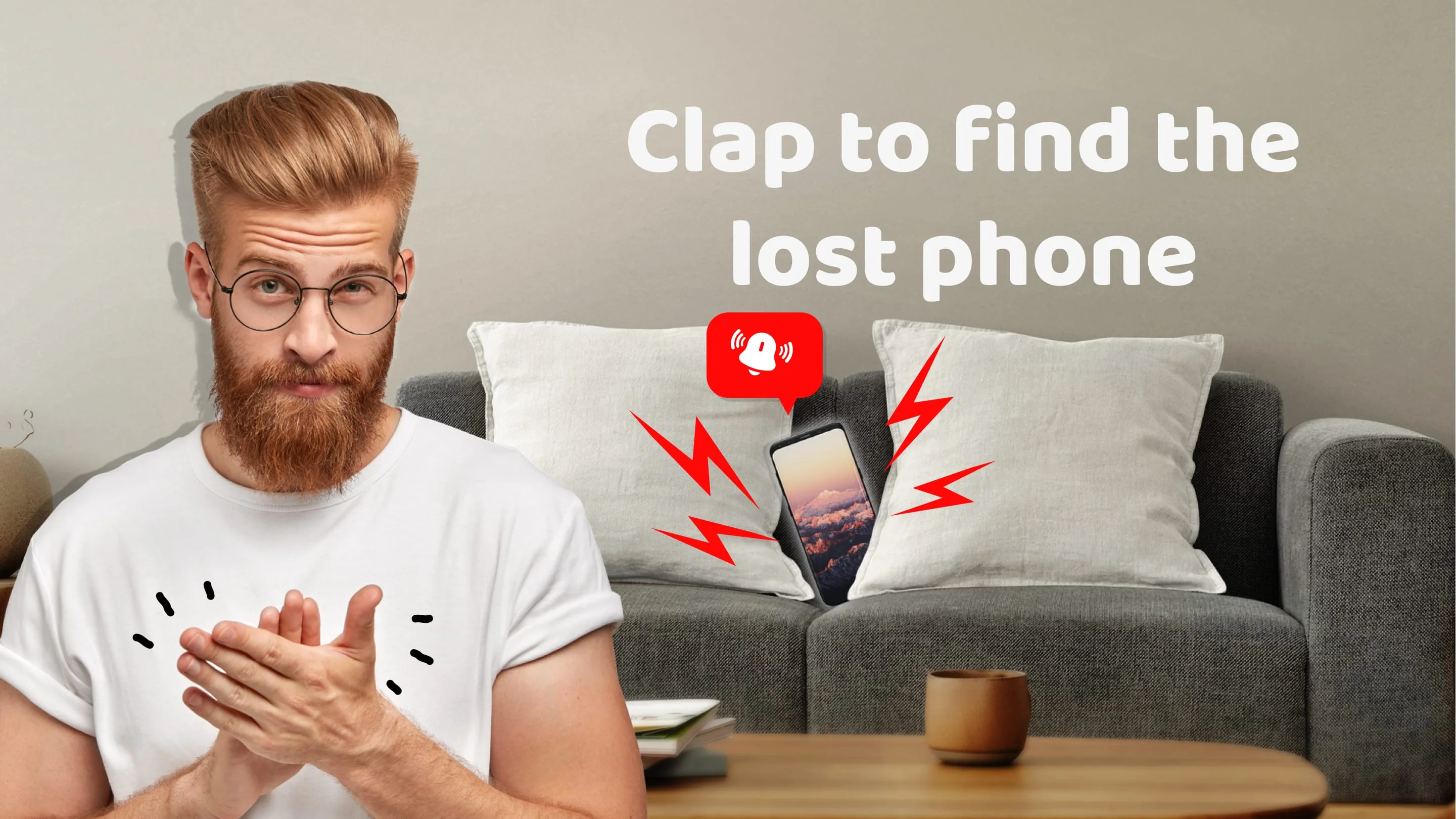 Find My Phone By Clap, Whistle Screenshot 1