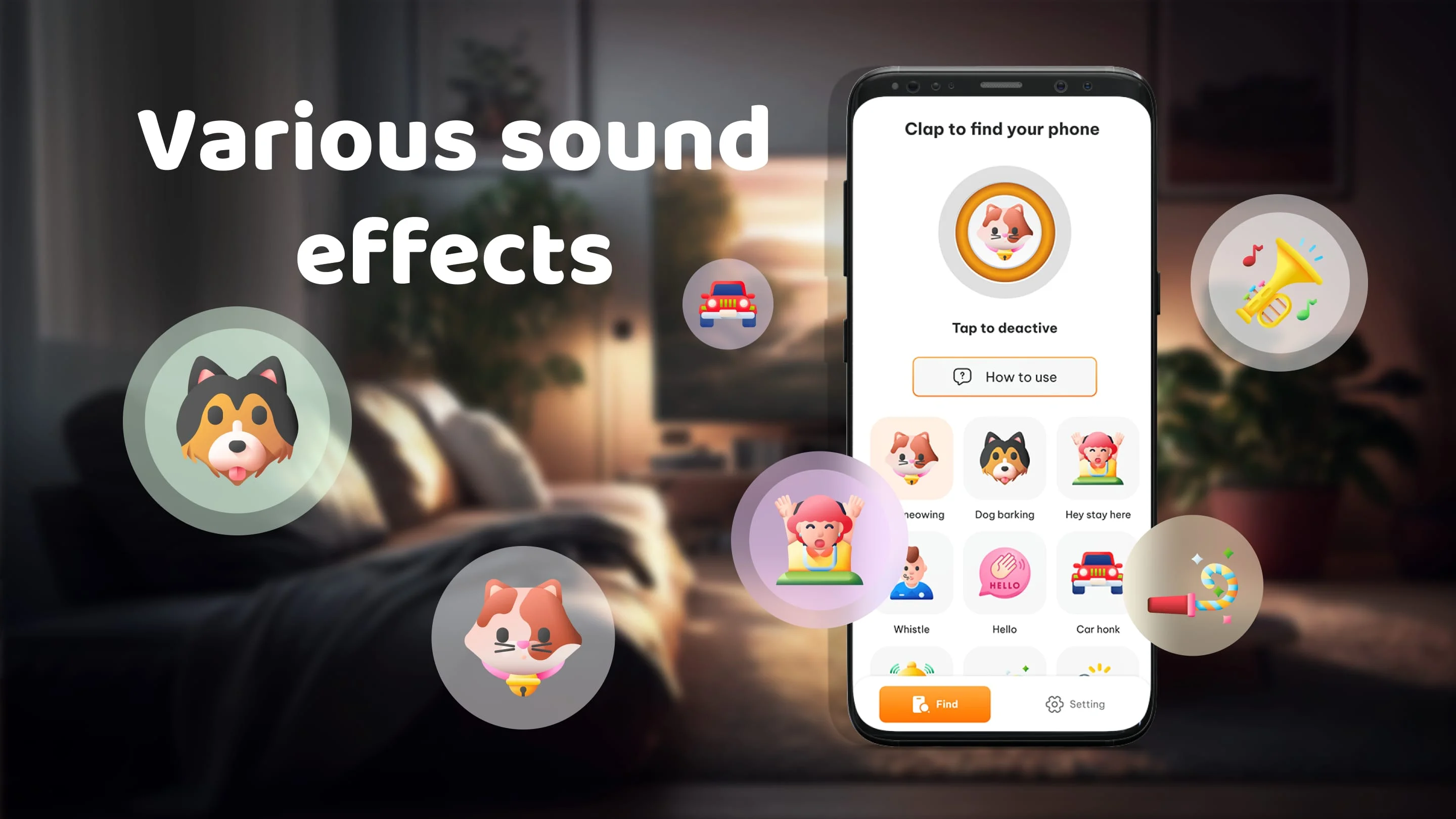 Find My Phone By Clap, Whistle Screenshot 4