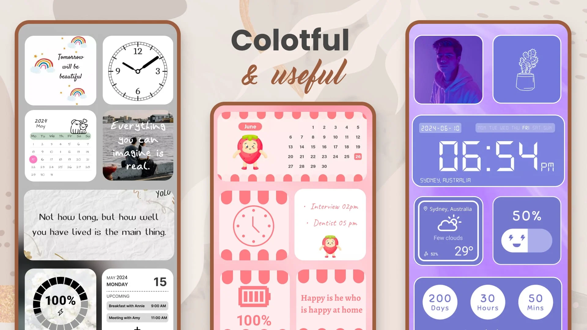 Widget 2025: Aesthetic Widgets Screenshot 2