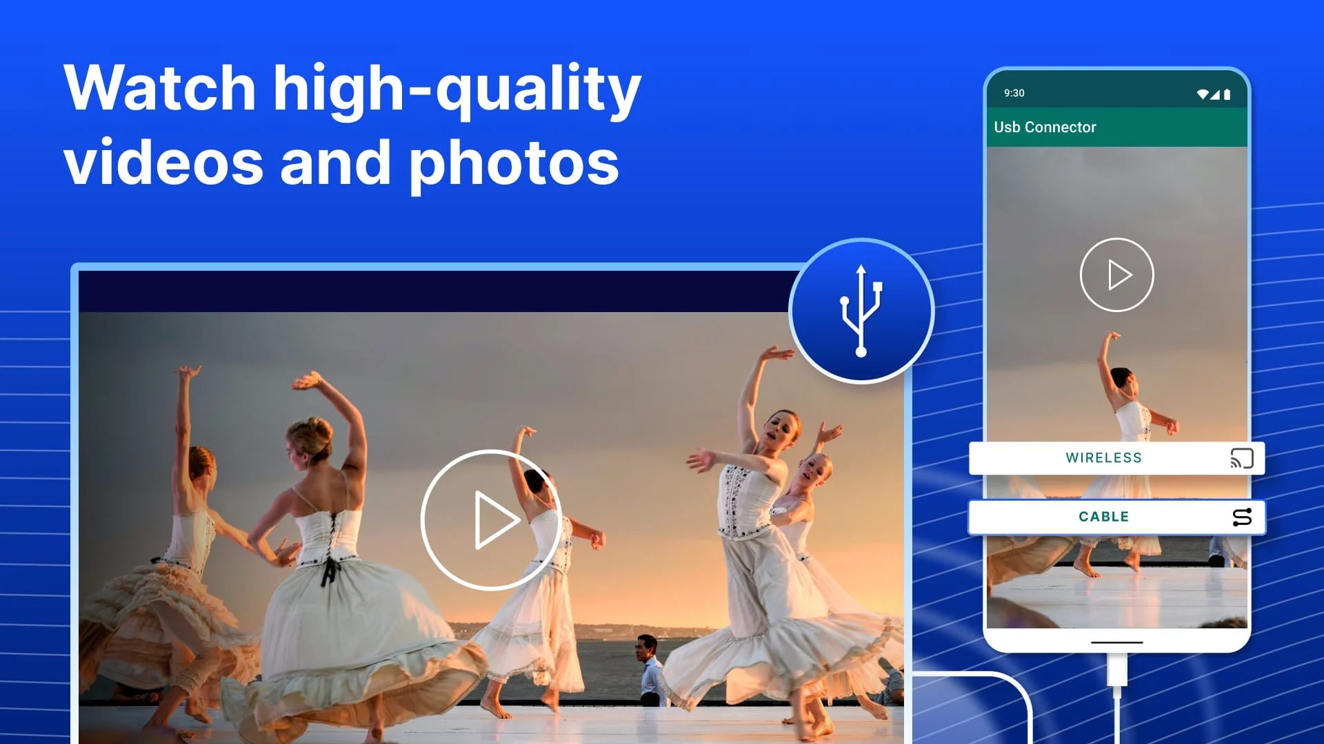 USB Screen Share - Phone to TV Screenshot 1