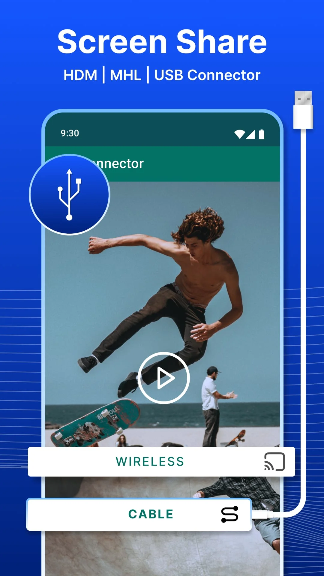 USB Screen Share - Phone to TV Screenshot 4