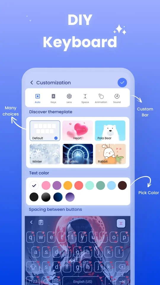 Keyboard Font & Keyboard Theme Screenshot 4