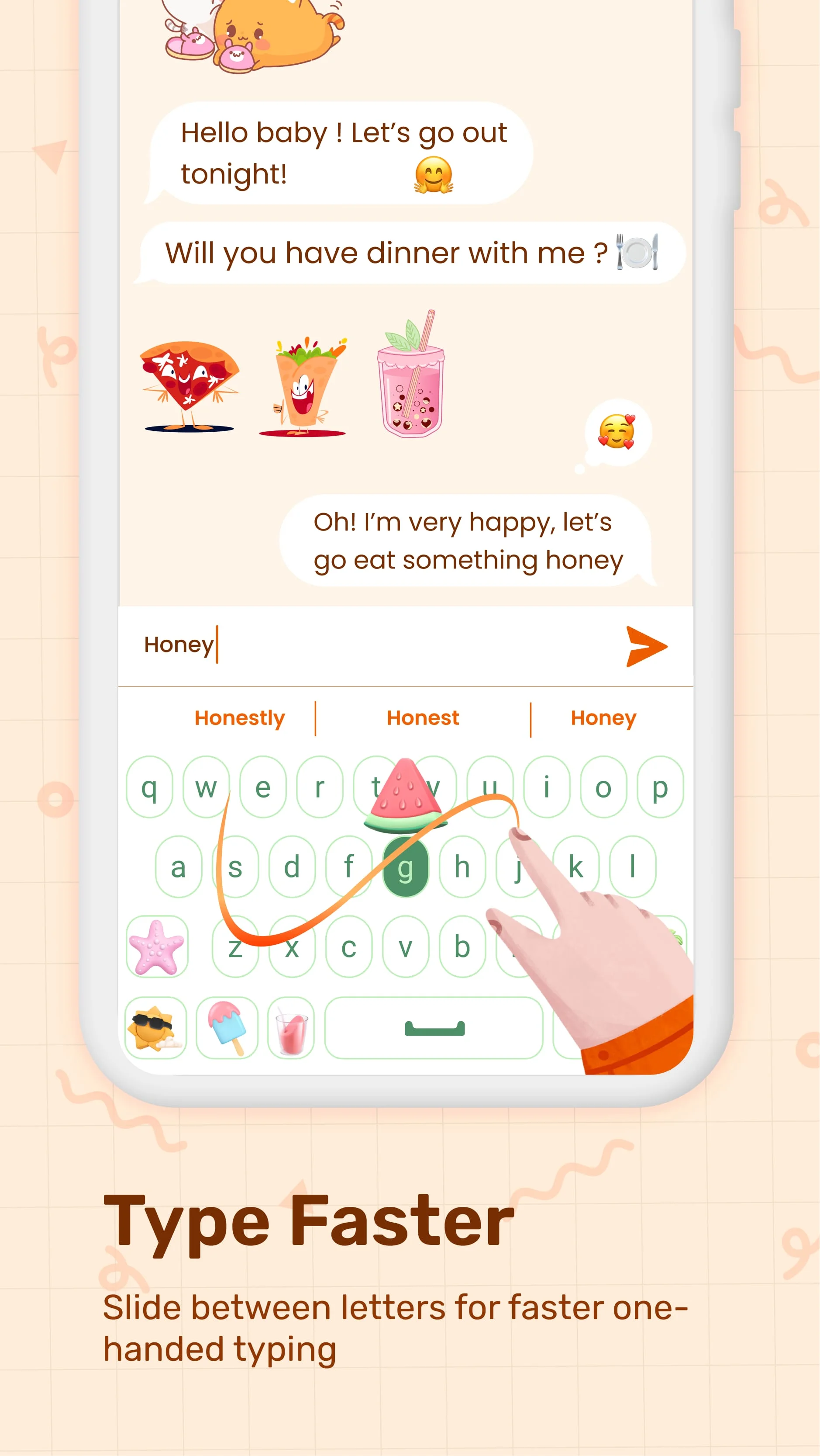 Emoji Keyboard & Fonts: Zomj Screenshot 3