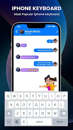 iPhone Keyboard Screenshot 1