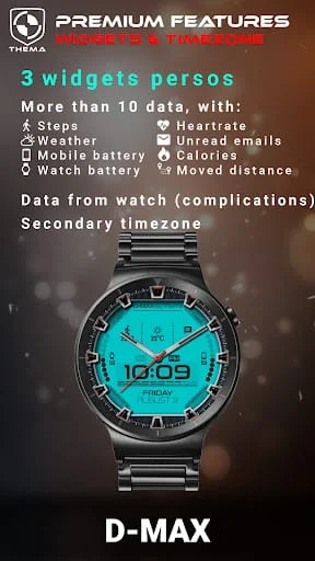 D-Max Watch Face Screenshot 4