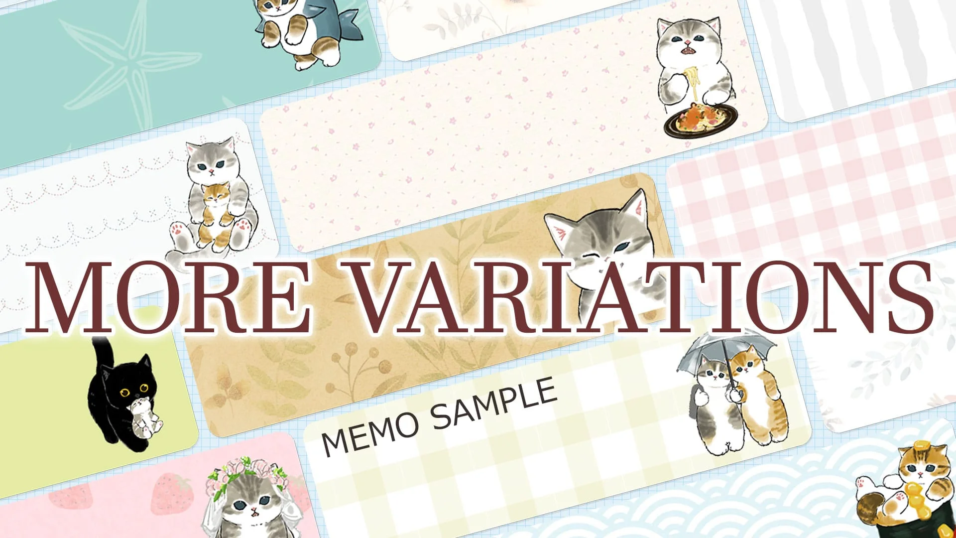 Notepad Cute Cats by mofusand Screenshot 2