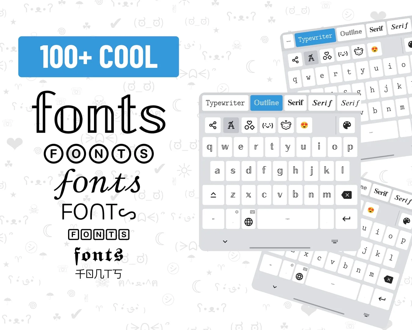 Fonts Keyboard Screenshot 1