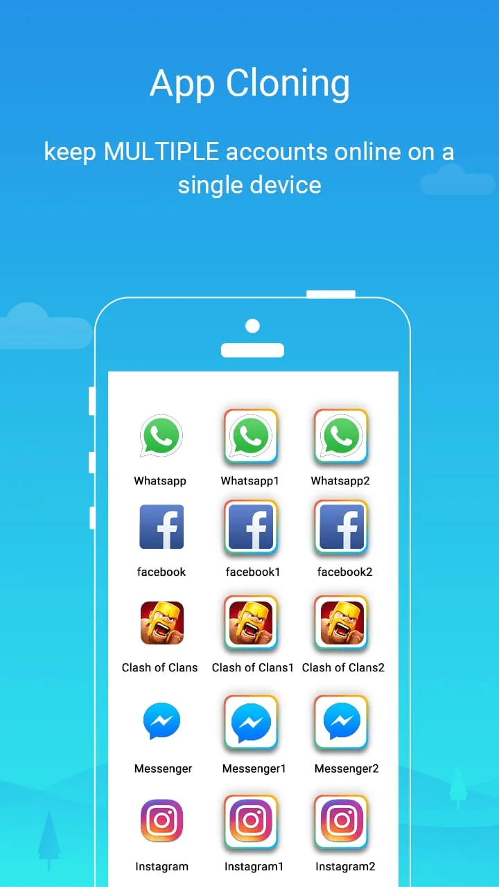 Parallel Space - app cloning Screenshot 1