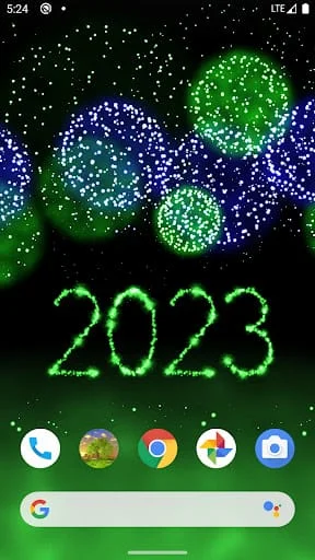 New Year 2023 Fireworks 4D Screenshot 2