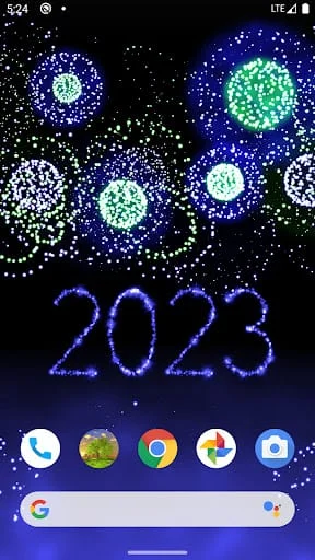 New Year 2023 Fireworks 4D Screenshot 3