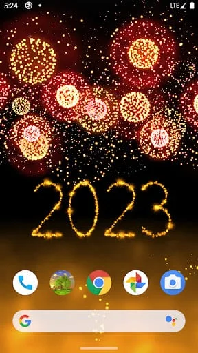 New Year 2023 Fireworks 4D Screenshot 4