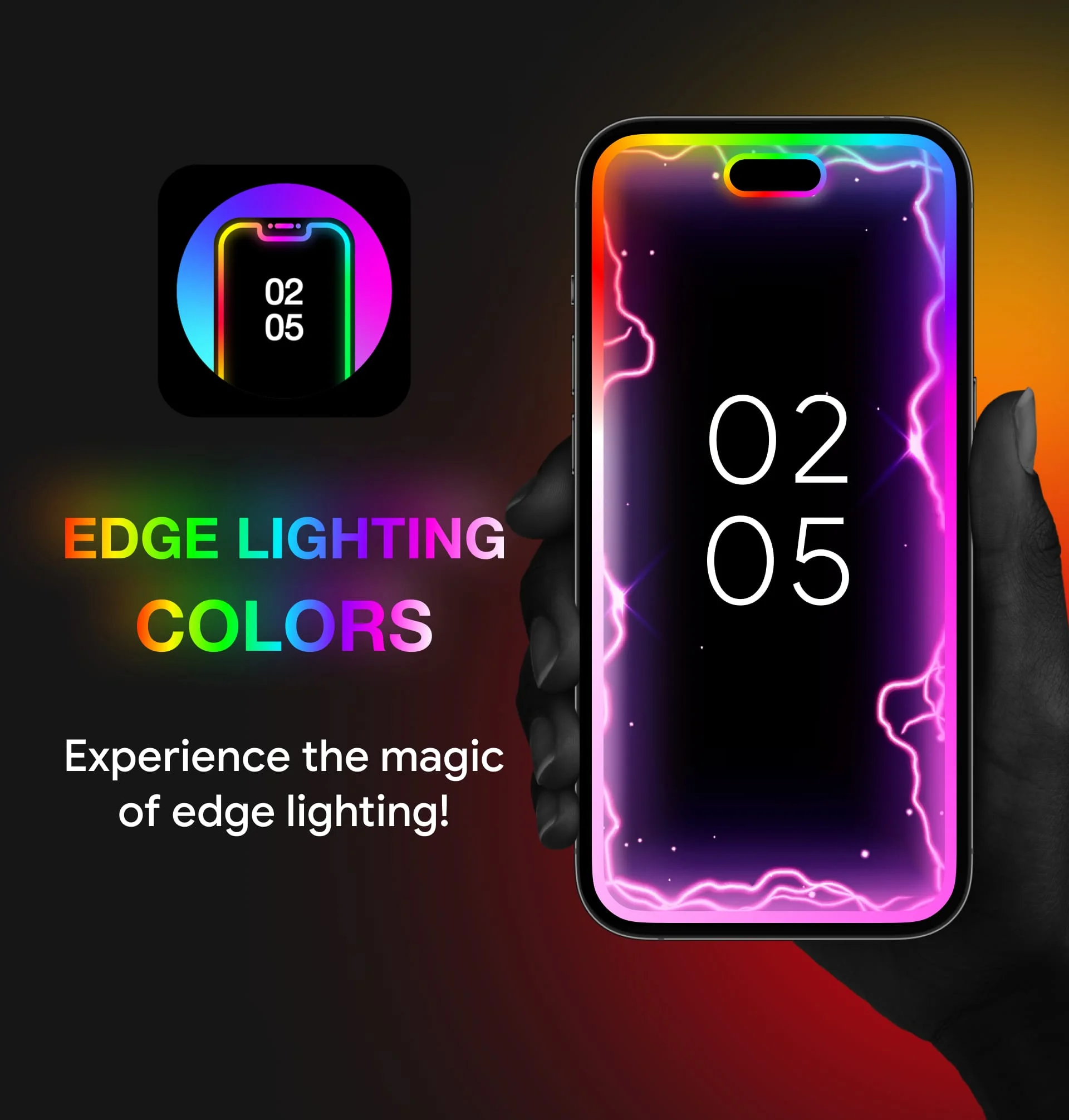 Edge Lighting: LED Borderlight Screenshot 1