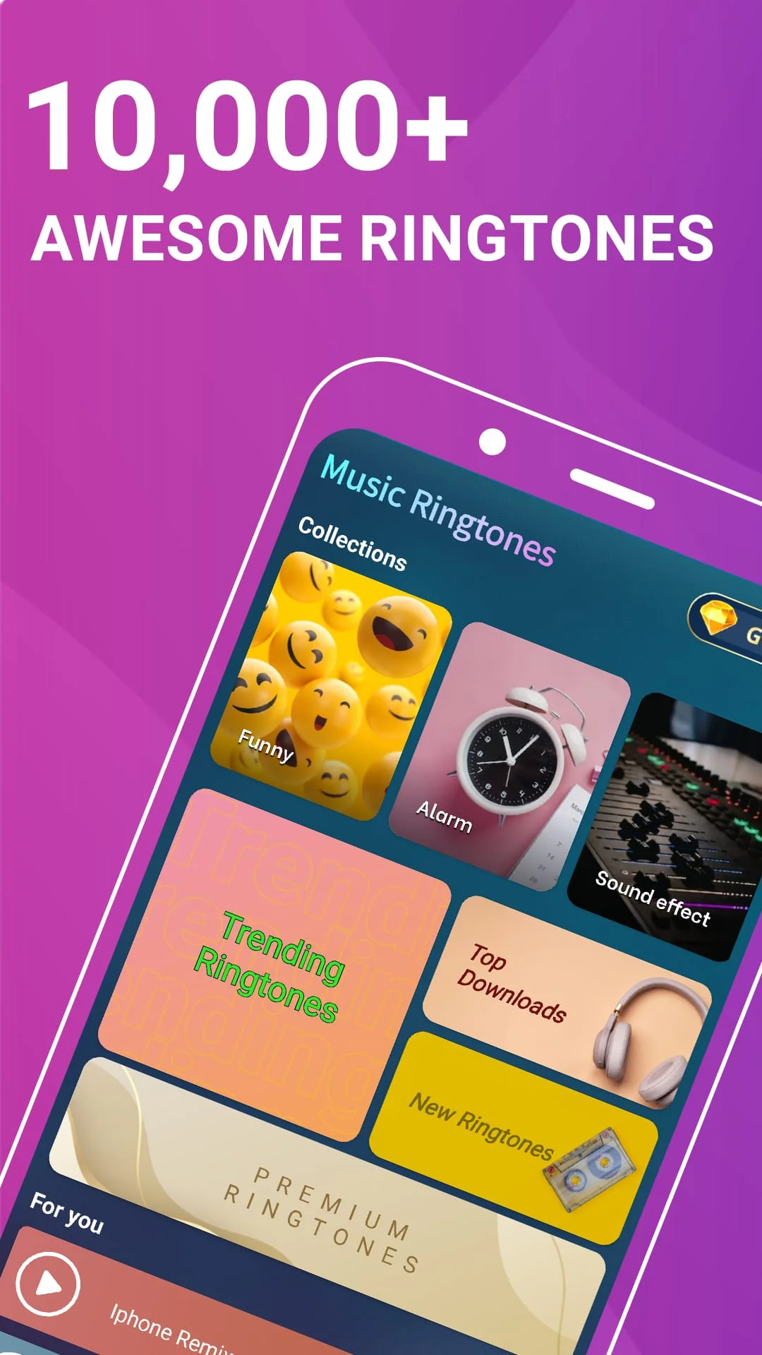 Music ringtones for android Screenshot 1