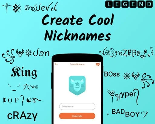 Nickname Fire: Nickfinder App Screenshot 1