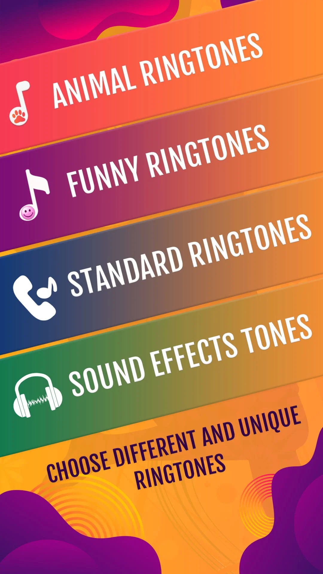 Ringtones: Tunes & Wallpapers Screenshot 2