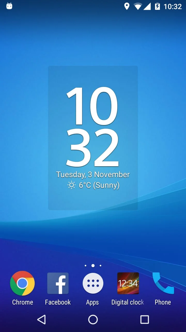 Digital Clock & Weather Widget Screenshot 3