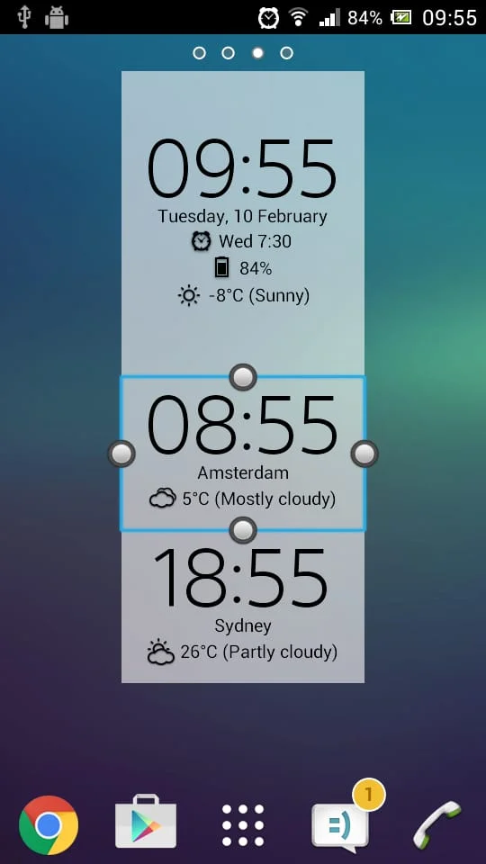 Digital Clock & Weather Widget Screenshot 4