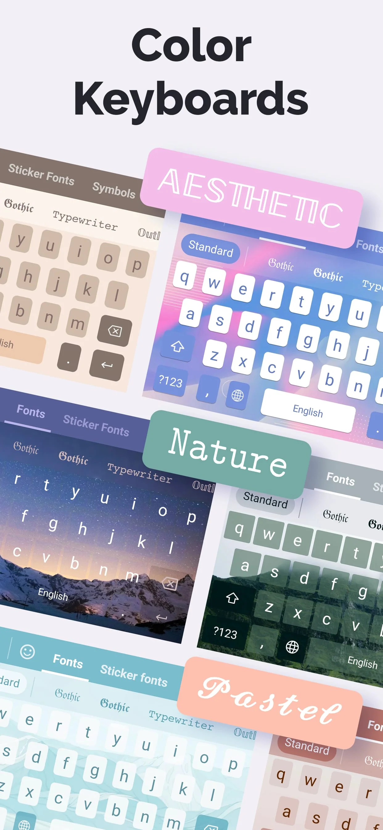Fonts Art: Cute Keyboard Font Screenshot 3