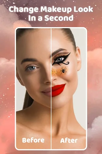 Holiday Sticker Filter Make Up Screenshot 4