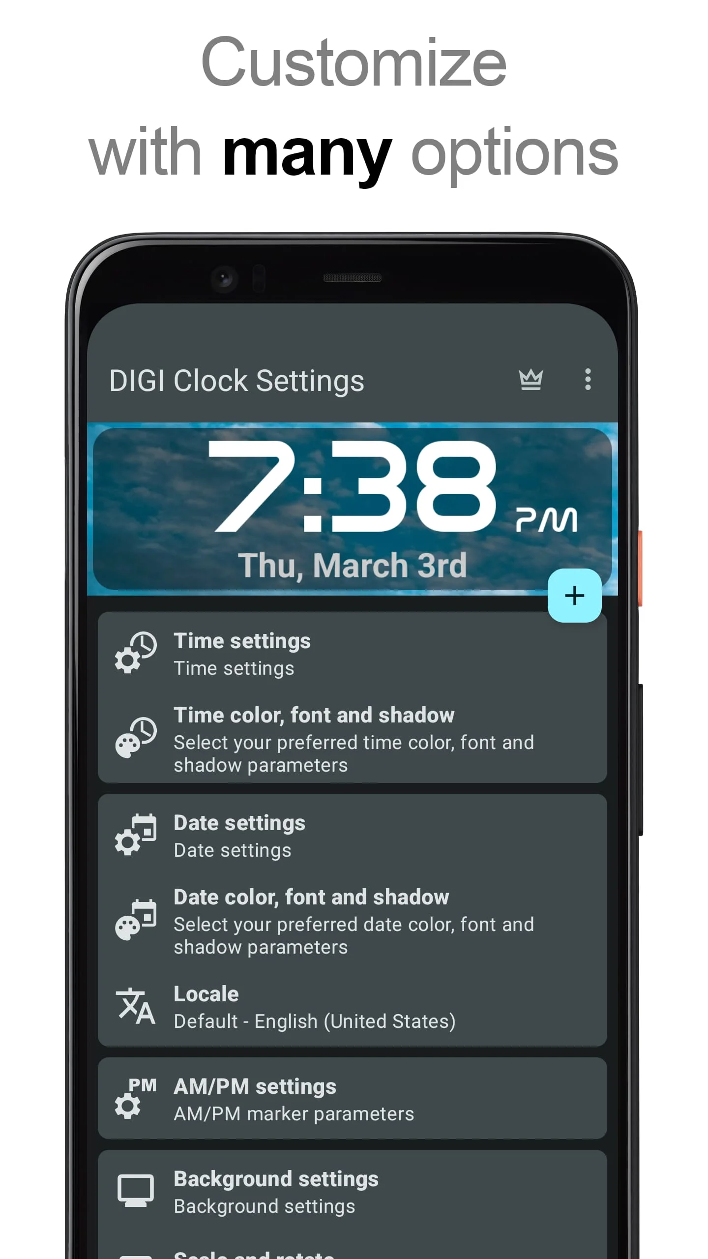 DIGI Clock Widget Screenshot 3