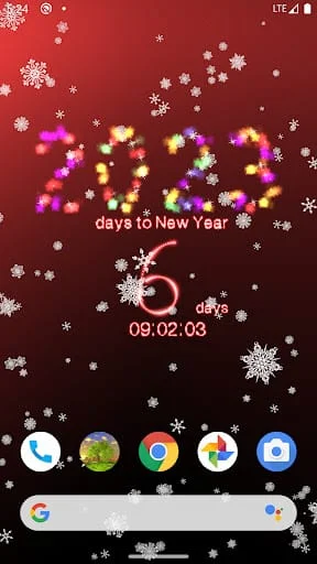 New Year's day countdown Screenshot 2
