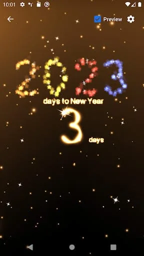 New Year's day countdown Screenshot 3