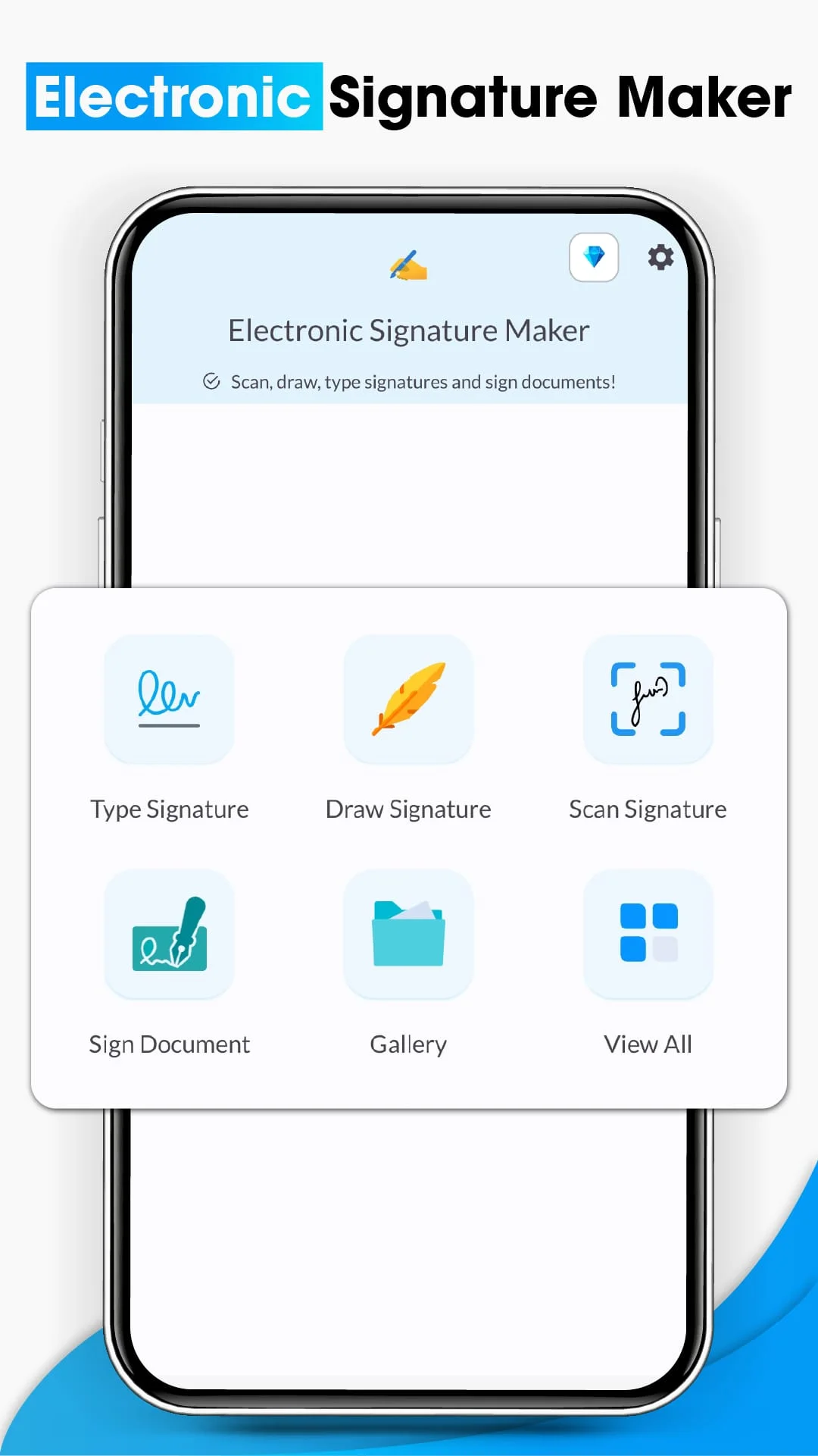 Electronic Signature Maker Screenshot 1