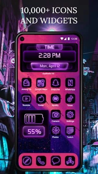 aesthetic kit: icon changer Screenshot 1