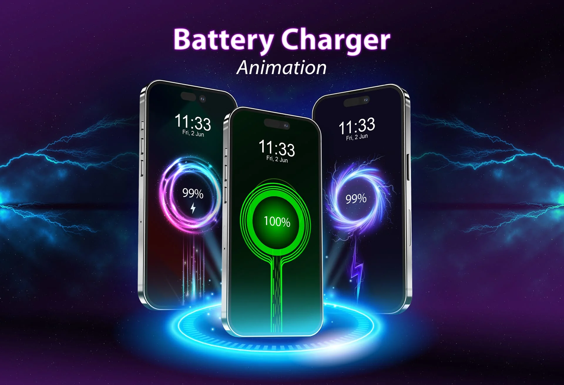 Battery Charger Animation Art Screenshot 1