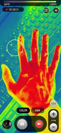 Thermography Infrared Cam Screenshot 2